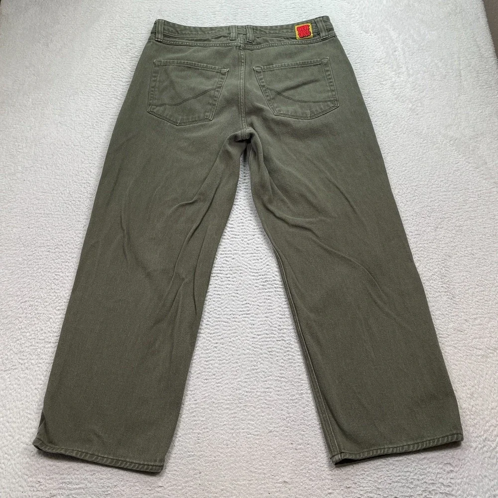 Empyre Skate Pants Olive Green Relax‎ Fit Mens Size 34x29 Hip Hop Streetwear